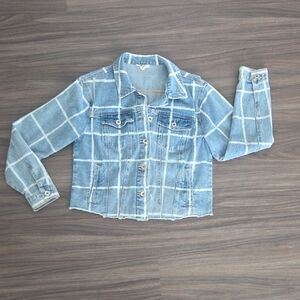 Tribal Jeans Blue Denim Jacket Size M